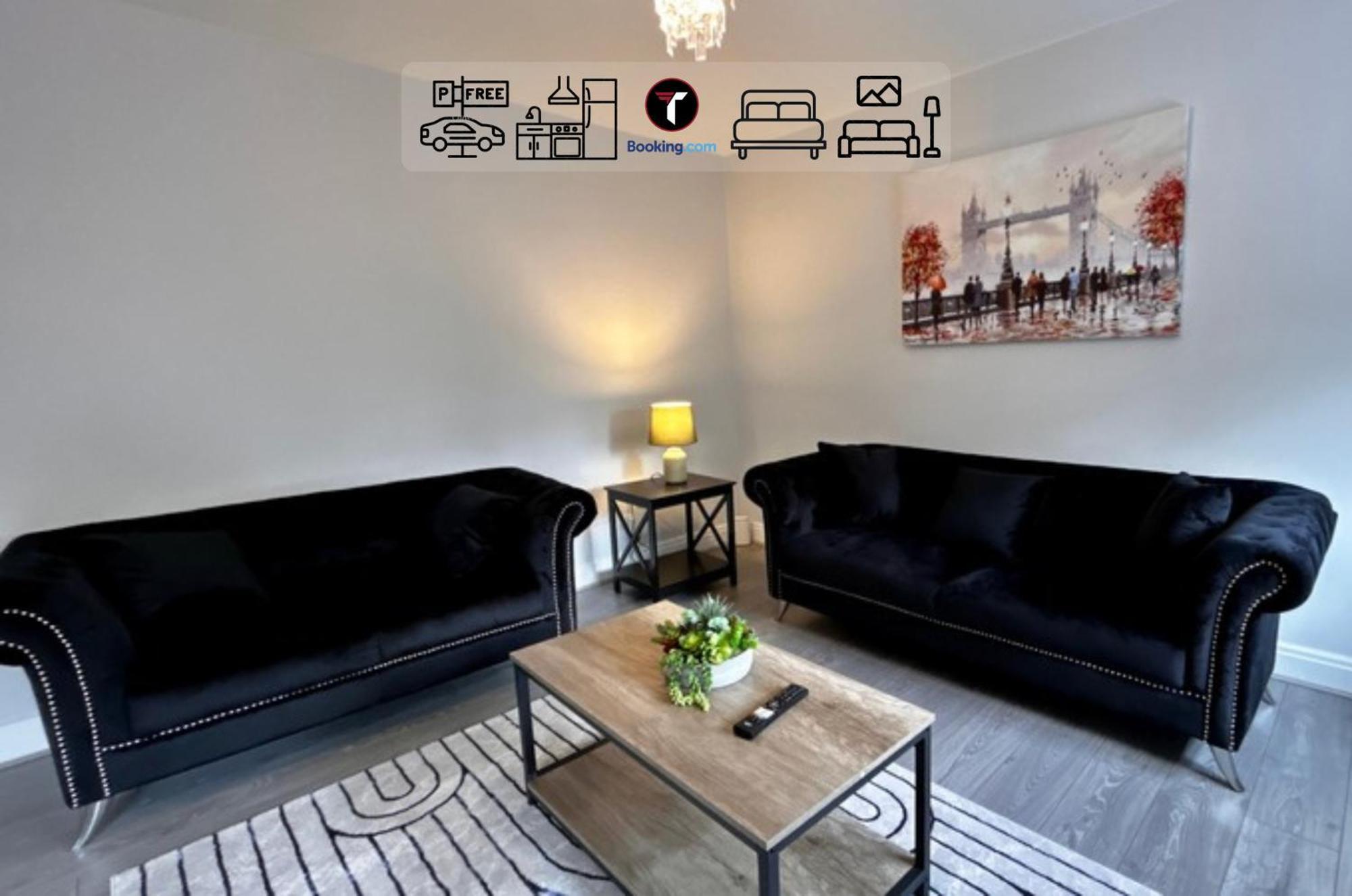 Spacious 4 Bedroom By Tara Stays Short Lets & Serviced Accommodation Aldershot With Free Wifi & Garden Buitenkant foto